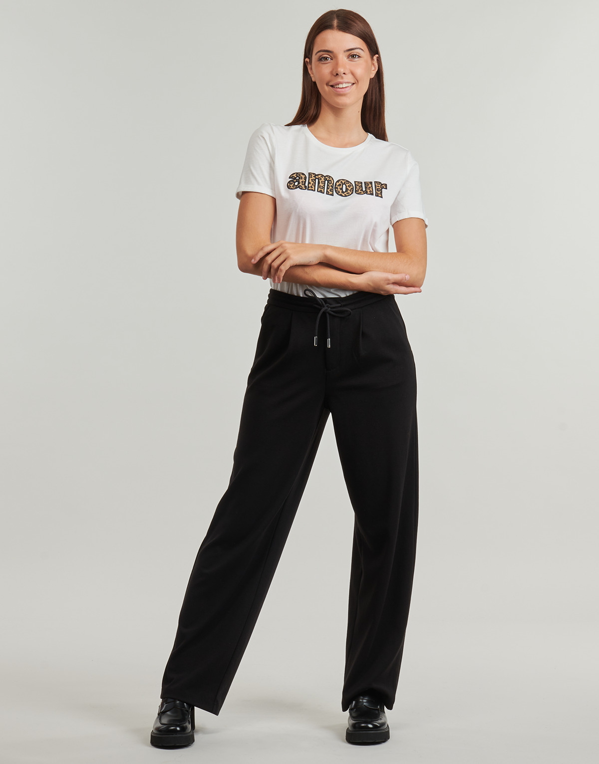 Only - ONLJILL MW STRAIGHT - Black