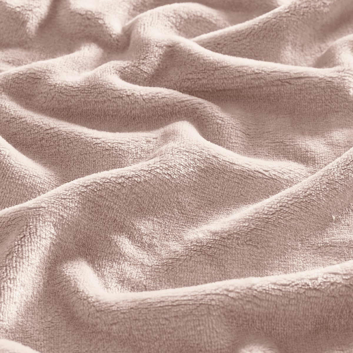 KOMO - Plaid polaire extra doux et chaud  nude 150x180 cm