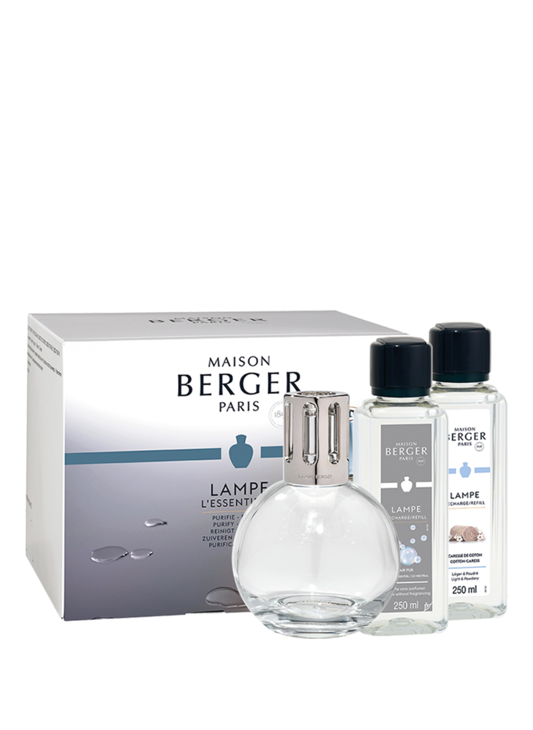MAISON BERGER PARIS Set L'ESSENTIELLE ROND: Duftlampe und Nachfüller