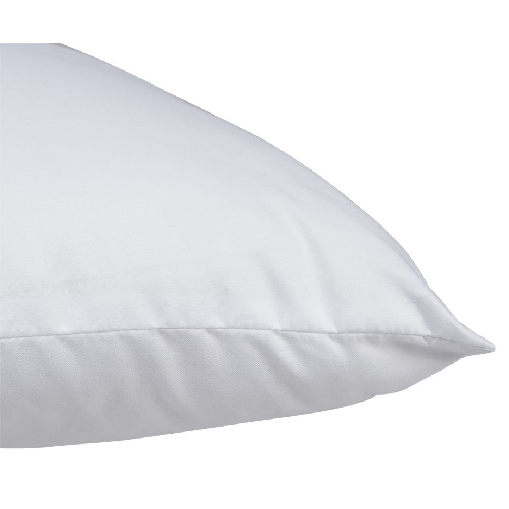 Oreiller carré polyester blanc