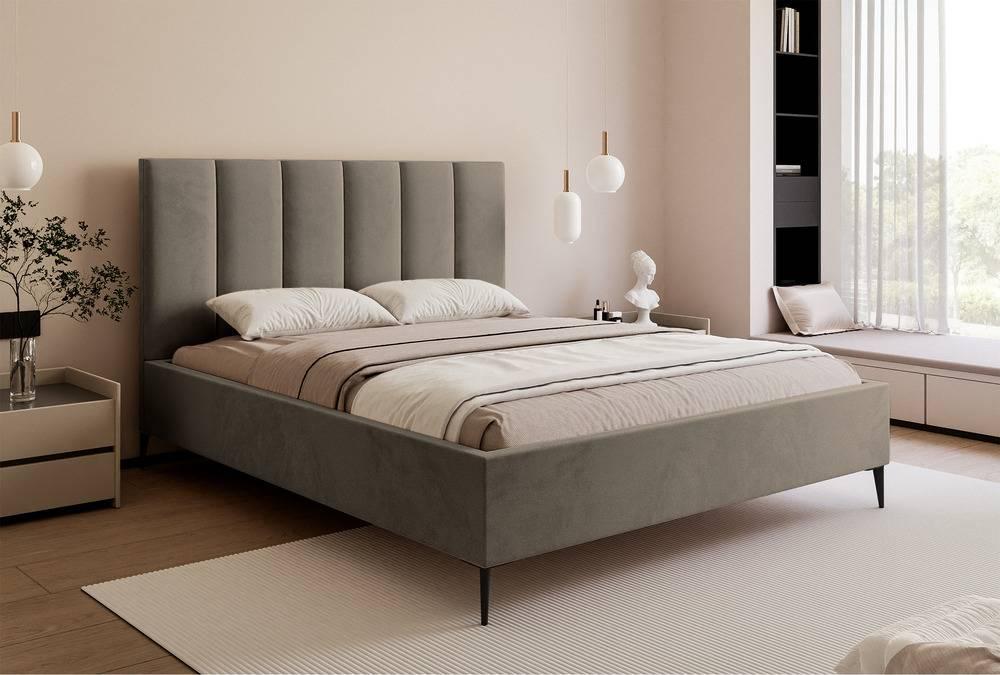Bedframe Carolina met opbergruimte velvet 140x200