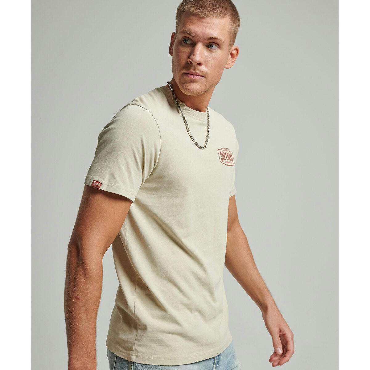 T-shirt manches courtes imprimé, col rond