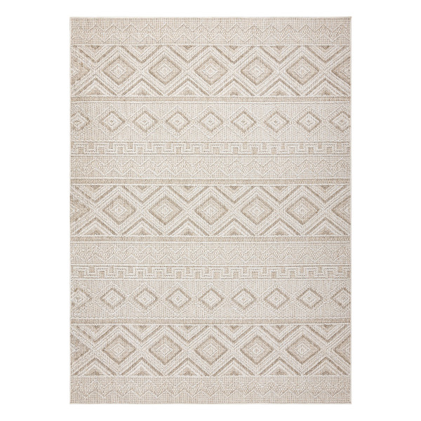 Dywan JERSEY 19234 beż - Romby, pętelkowy, strukturalny BOHO 60x100 cm