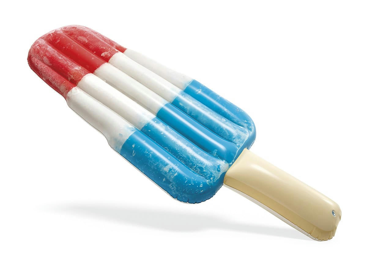 - Matelas de piscine 1 place esquimau en vinyle multicolore