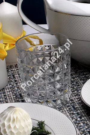 Kpl. szklanek do whisky 0,23 L (6szt)   karafka 0,7L (1szt) Bohemia - DIAMOND 4SB.DI.924674