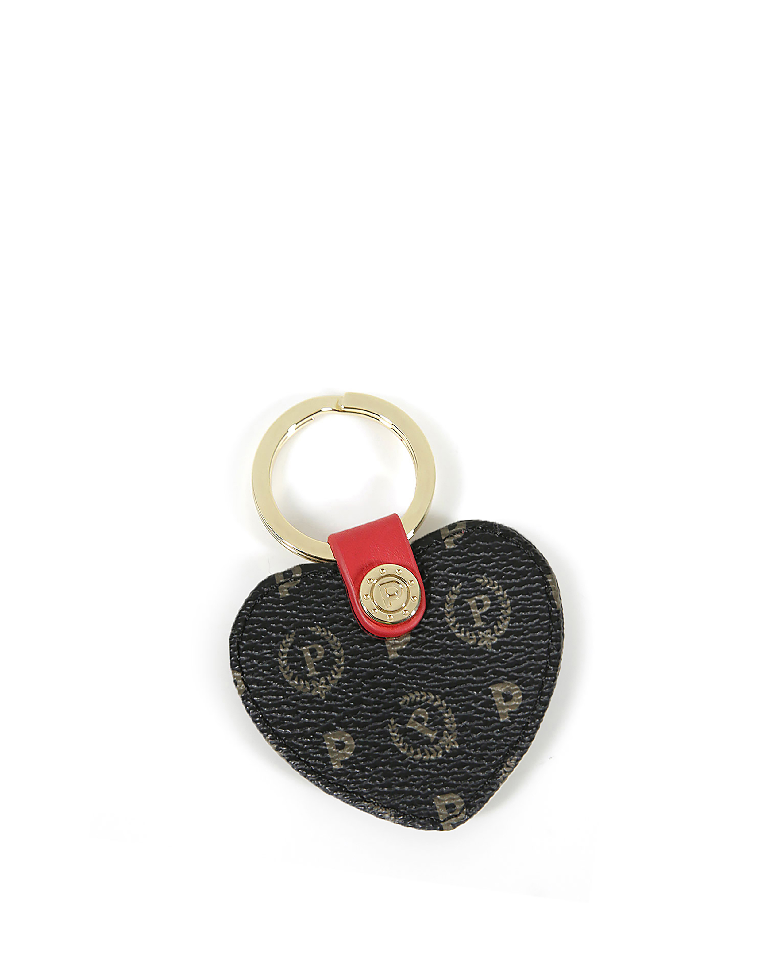 Portachiavi Cuore Heritage Logo Classic Nero/lacca