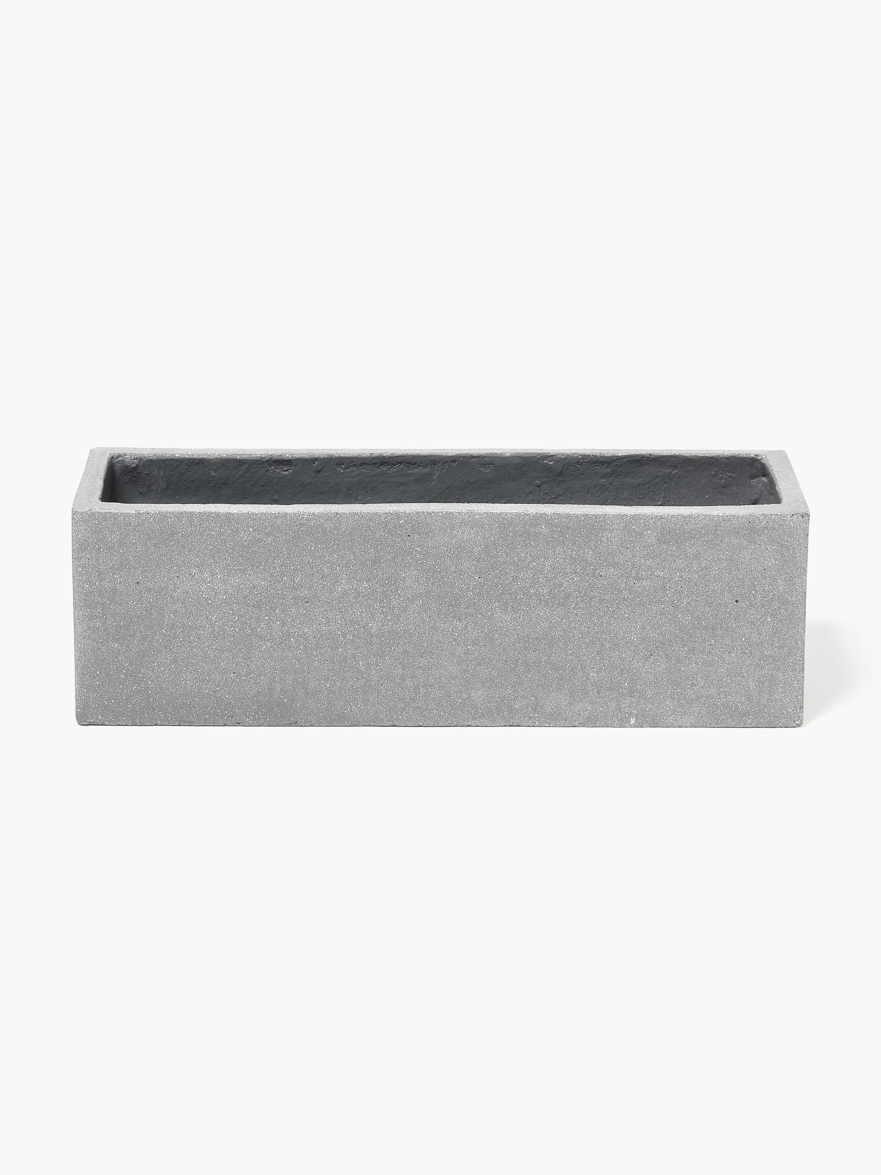 Blumentopf Tuscany aus Beton, H 19 cm