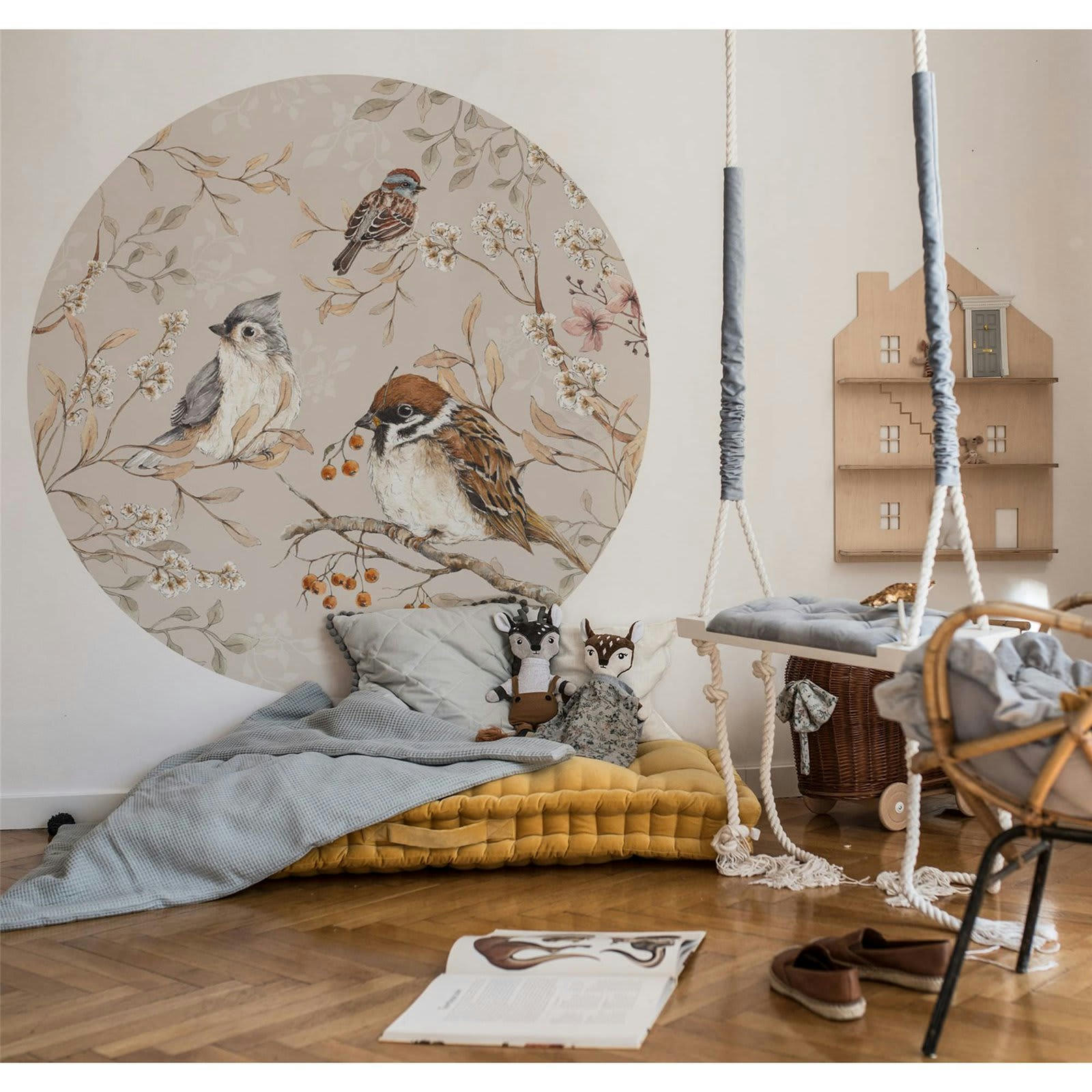 KIDS - Sticker mural Autocollants auto-adhésifs Beige