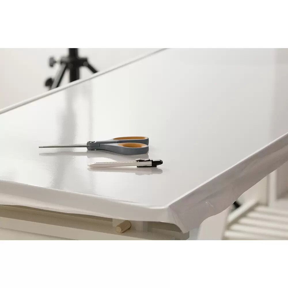 DEKORFOLIE D-C-FIX UNI SELVKLEBENDE 90X210CM BLANK HVIT