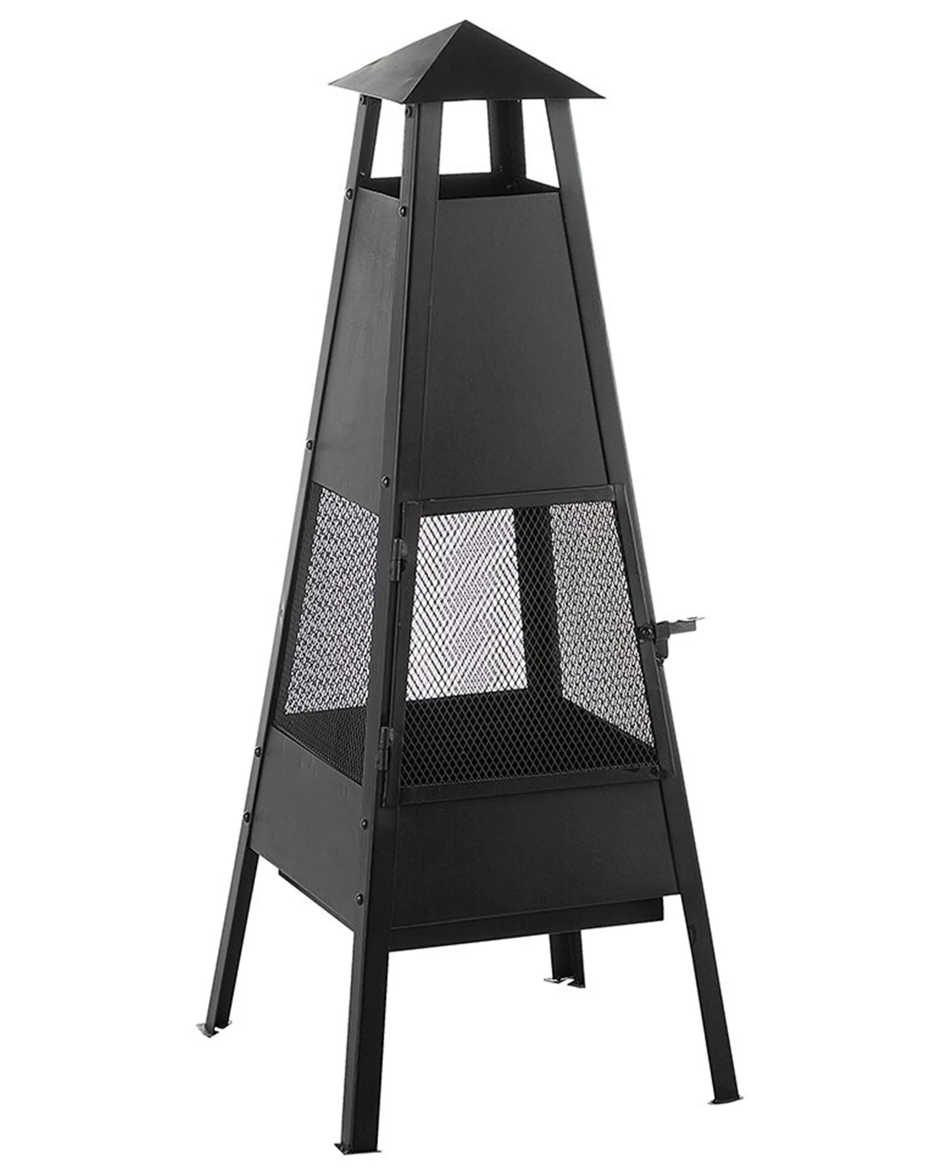 Fire Pit YASUR Metal Black