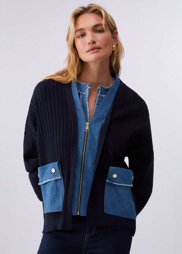 Cardigan a righe