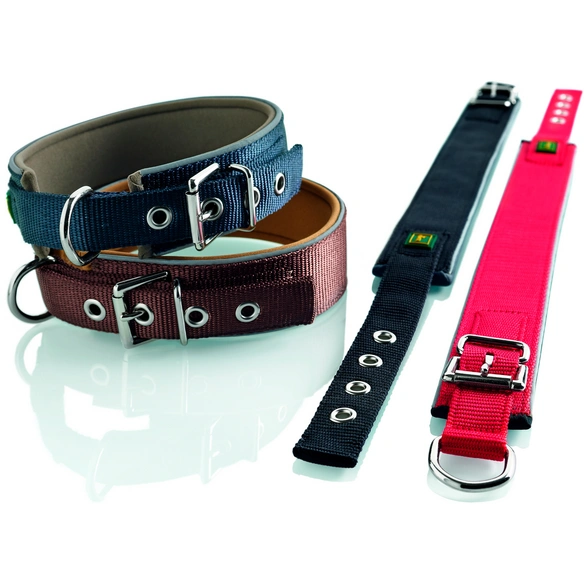 Halsband, Gr. L-XL, rot/schwarz