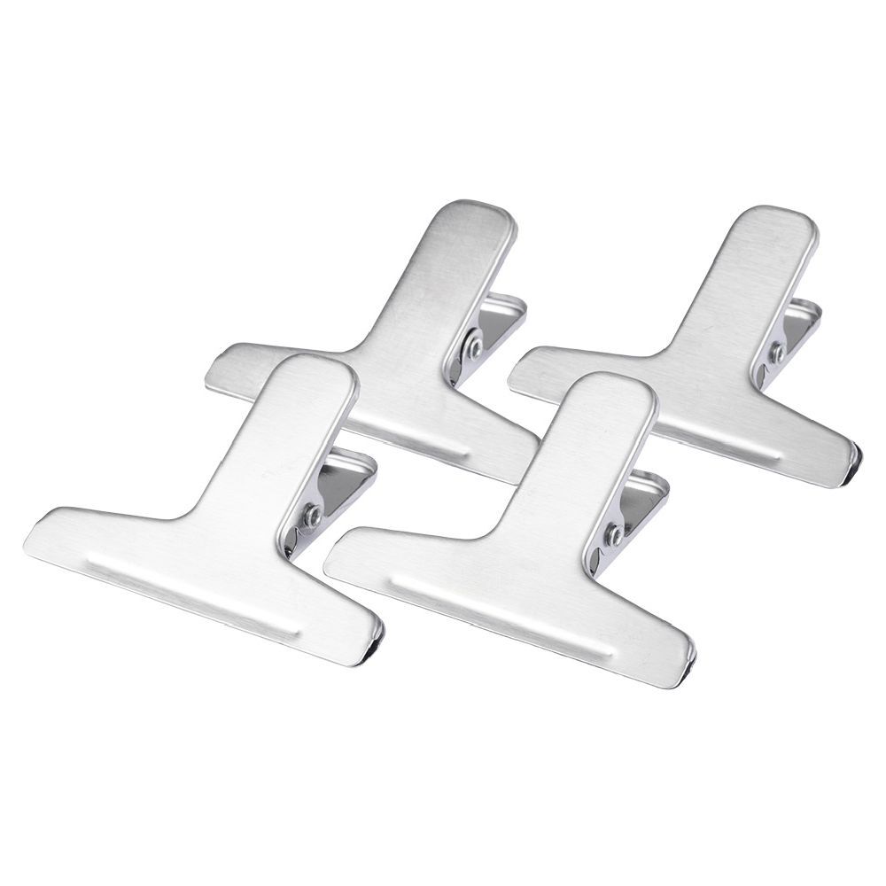 Pince à sachet inox x4