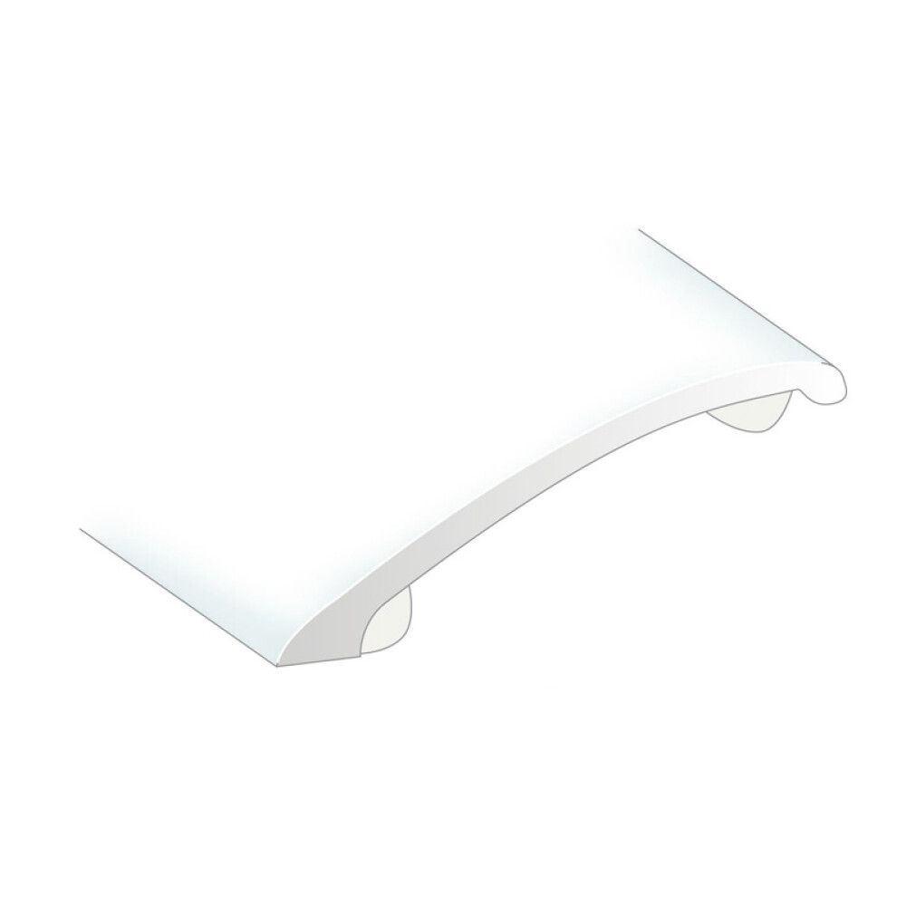 NIVÅLIST LUNDBERGS FIX HVIT 0-10X40X1000MM