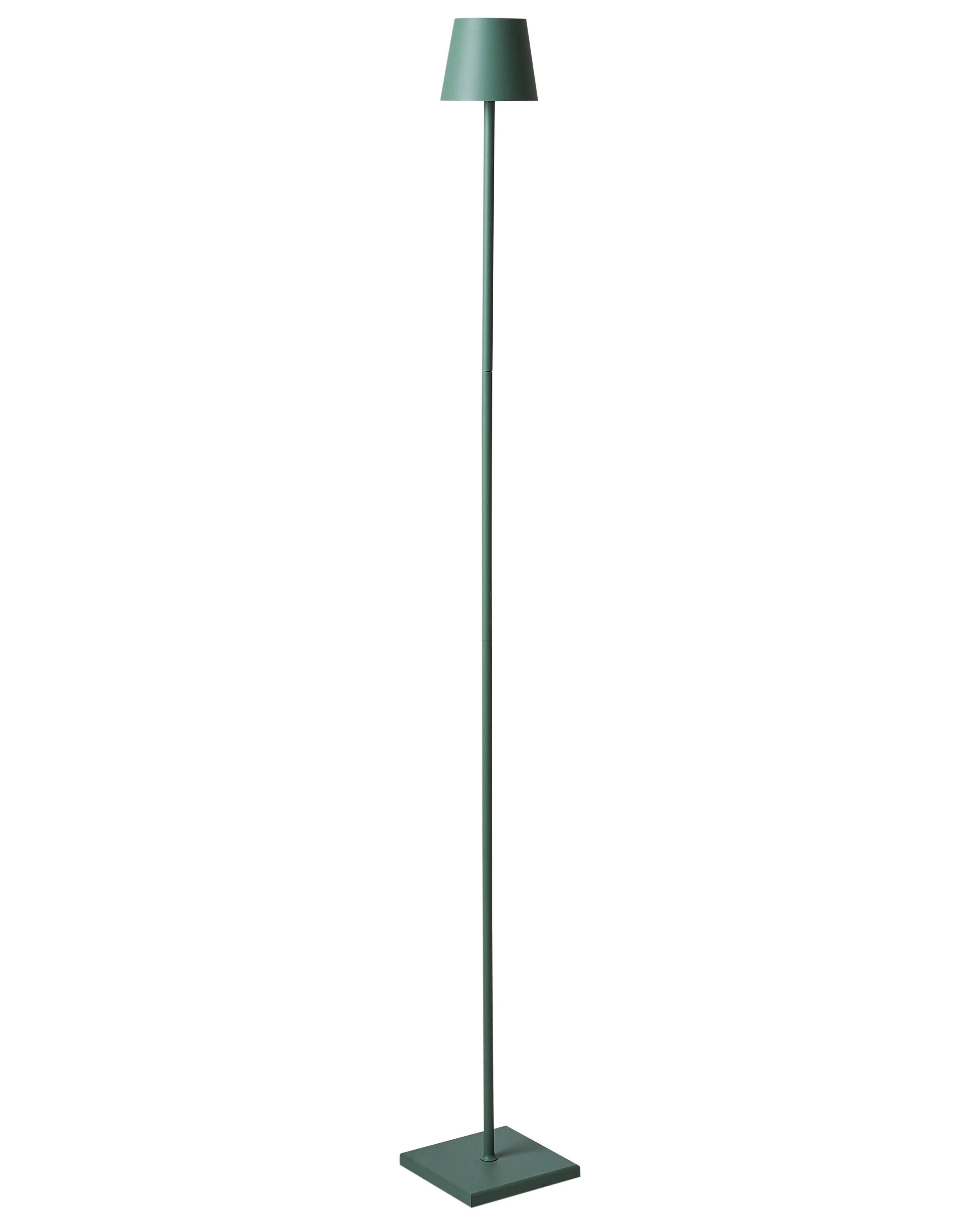 Wireless LED Floor Lamp GAVARRESA with Dimmer Metal Green