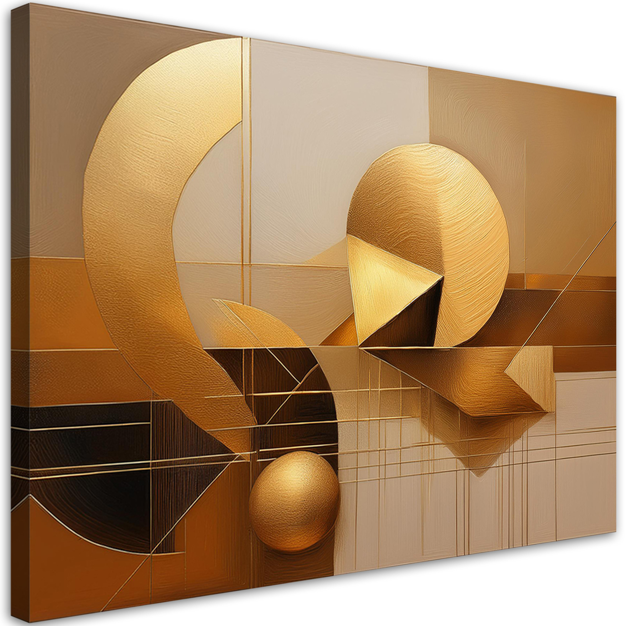 Feeby Obraz na płótnie, Abstrakcja Geometryczna 3D 60x40