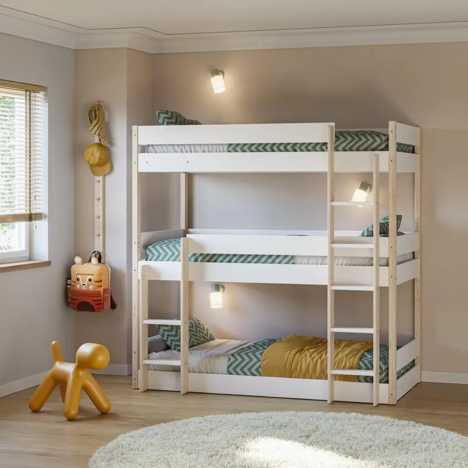 Calicosy - ELIA Bed - Wit - 200,4x107,9x197,6 cm