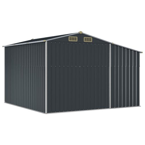 NNEVL Garden Shed Anthracite 277x279x179 cm Galvanised Steel