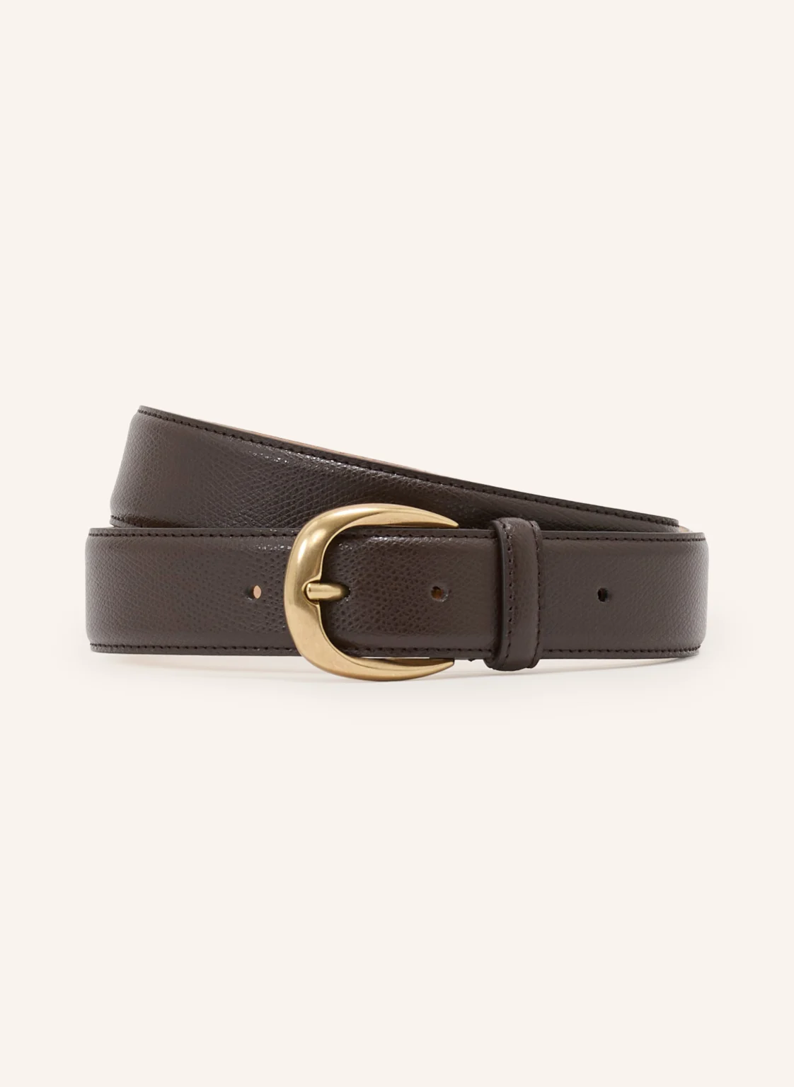 REISS Ledergürtel PIERCE PEBBLE