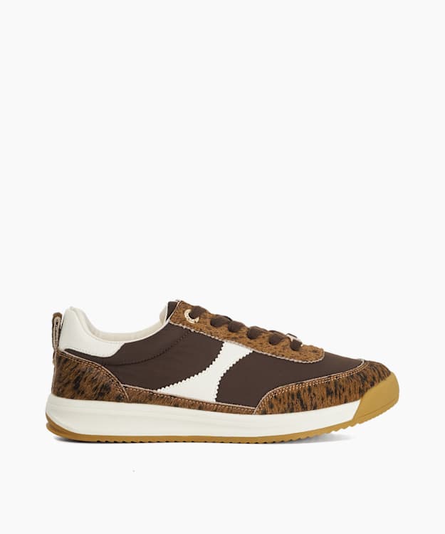 Elsea Brown - Suede Lace-Up Trainers