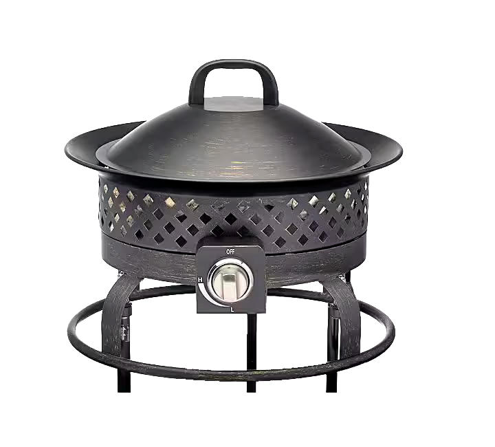 For Living Portable Propane Gas Outdoor Fire Bowl/Fire Pit, 54,000 BTU