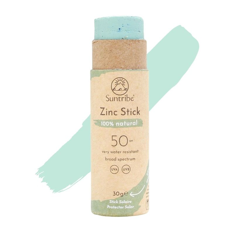 Suntribe Natural Mineral Zinc Sun Stick Mint Green SPF 50 30g