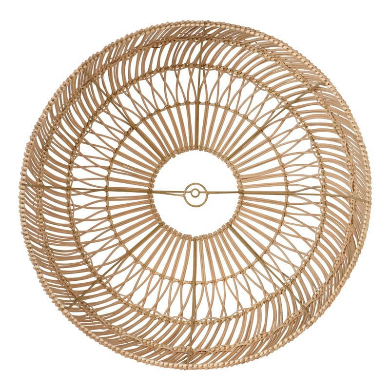 - Abat jour en rotin naturel