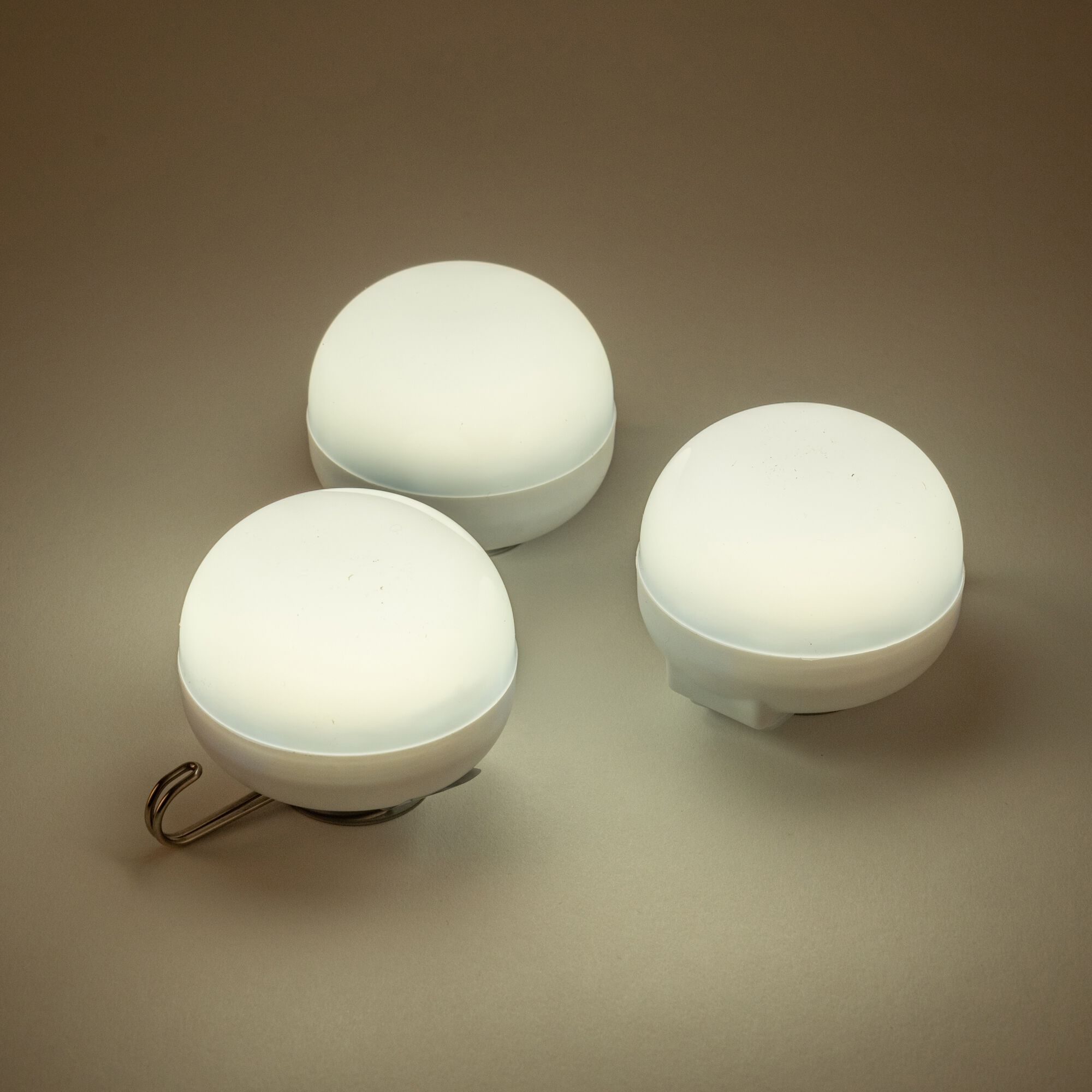 CHERRY MINI - Lot de 3 ampoules d'extérieur rechargeables - blanc