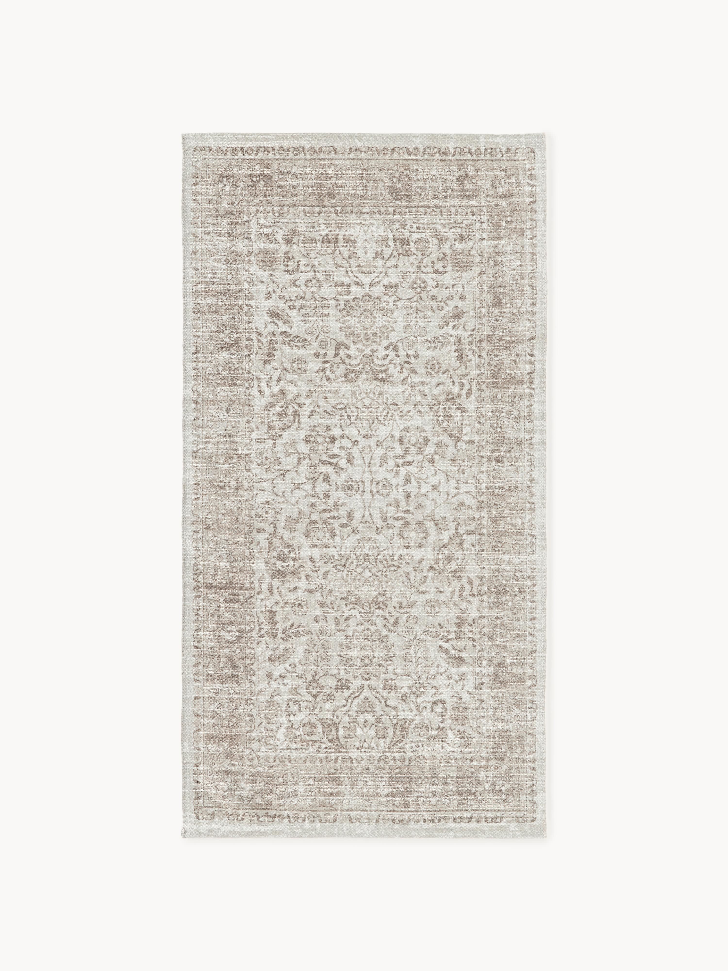Handgewebter Outdoor-Teppich Tiara mit Vintage-Muster