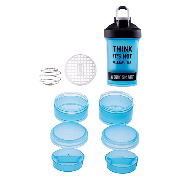 IQ - Bouteille de sport BETA WORK SMART Cyan / Noir (Taille unique)