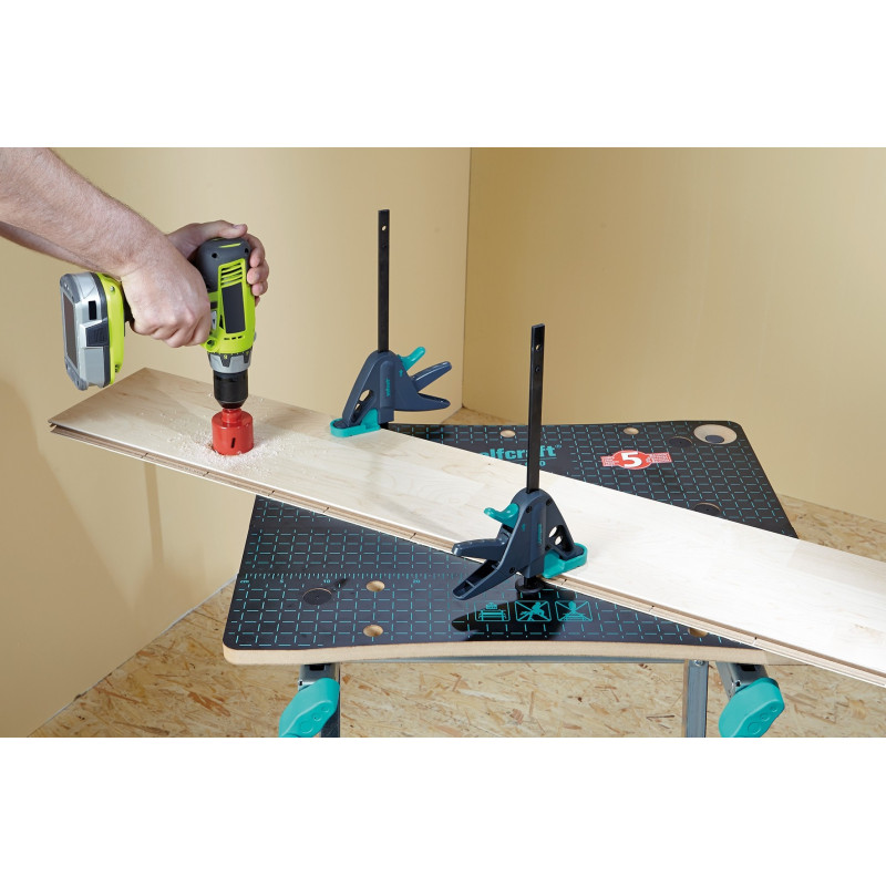 Valet de serrage PRO 65-150-W WOLFCRAFT