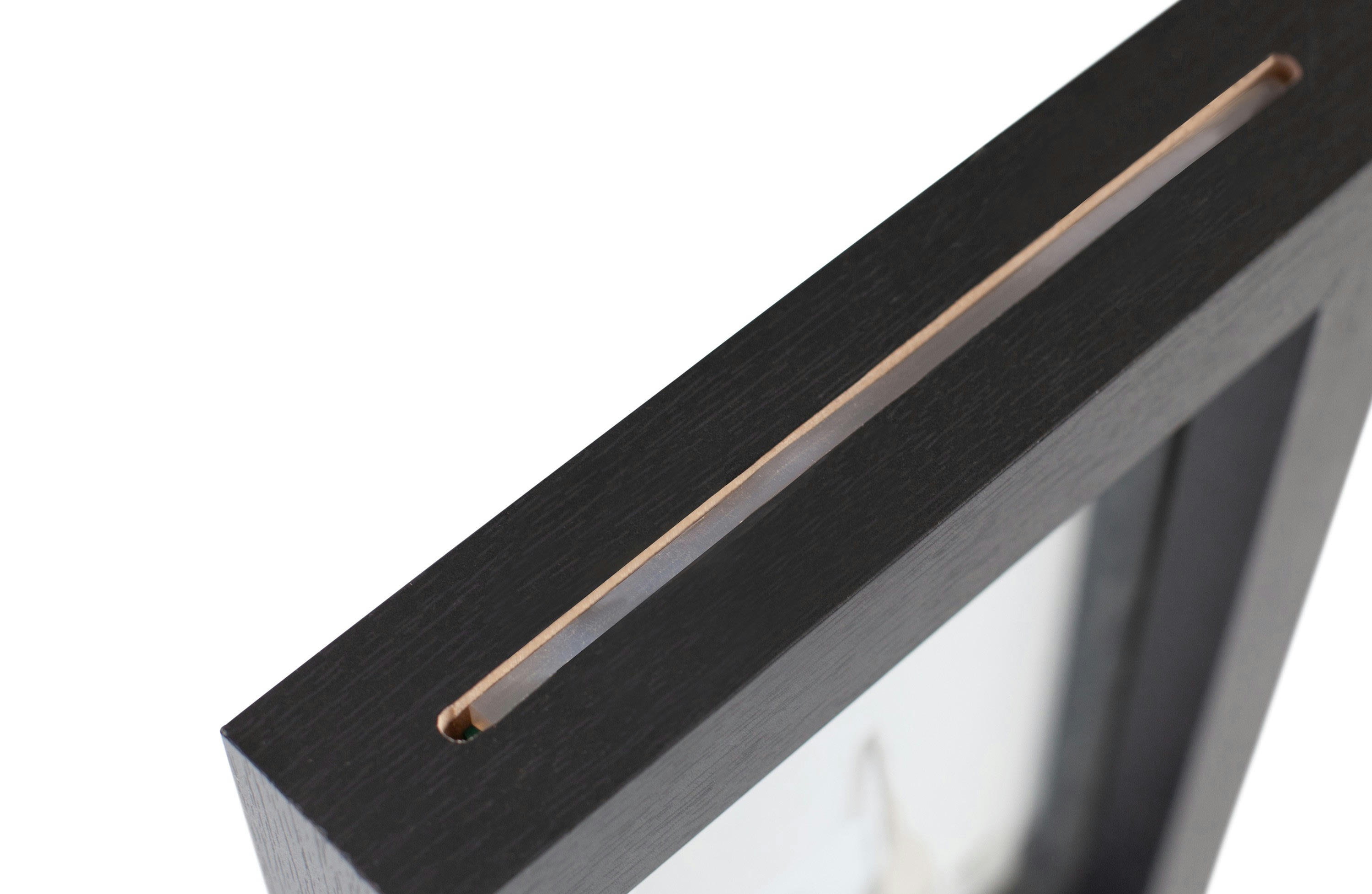 BLAKE - Grand cadre photos en bois noir 50x70