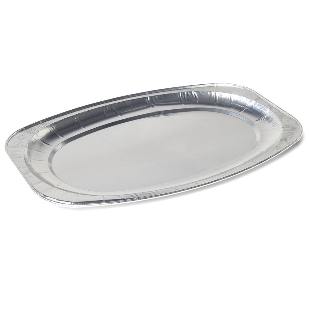 Plat à barbecue ovale aluminium x5 L43x29xH2,5cm