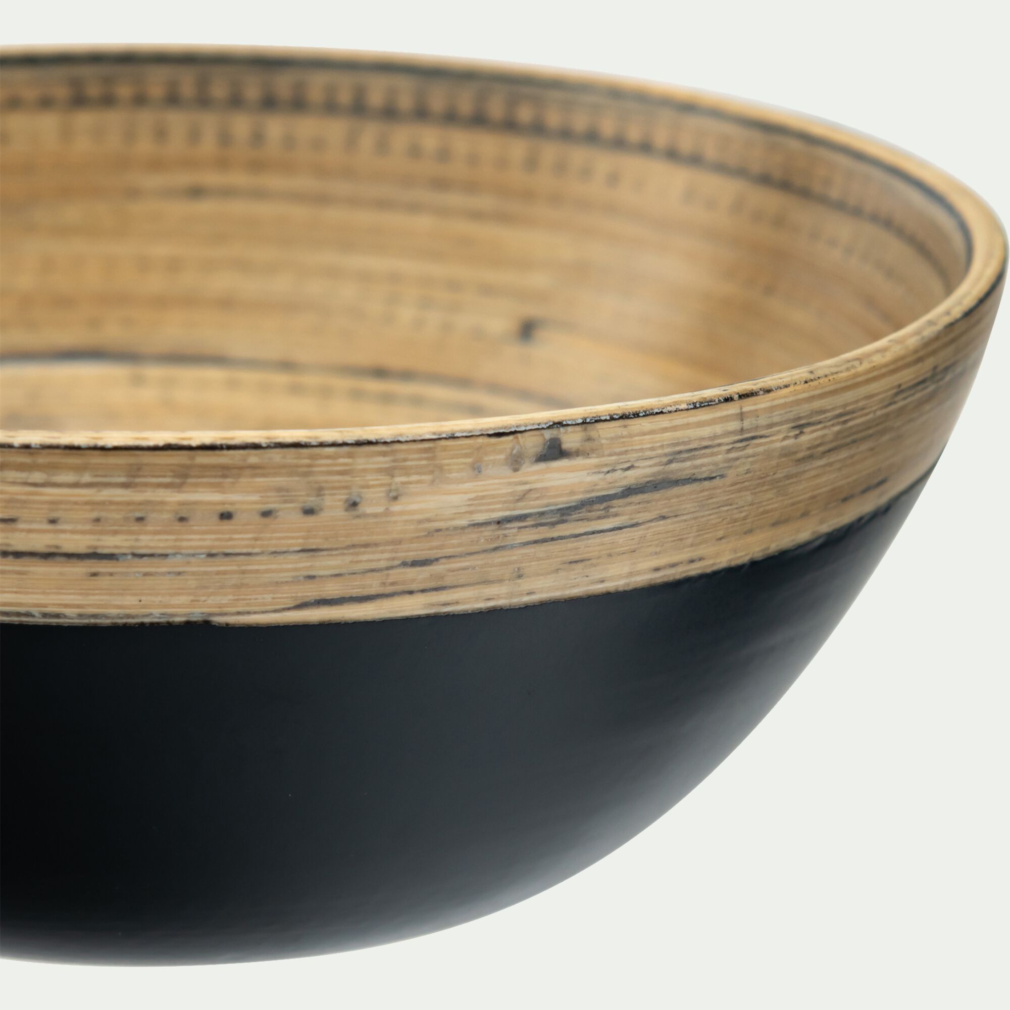 EBENE - Coupelle en bambou D17cm - noir