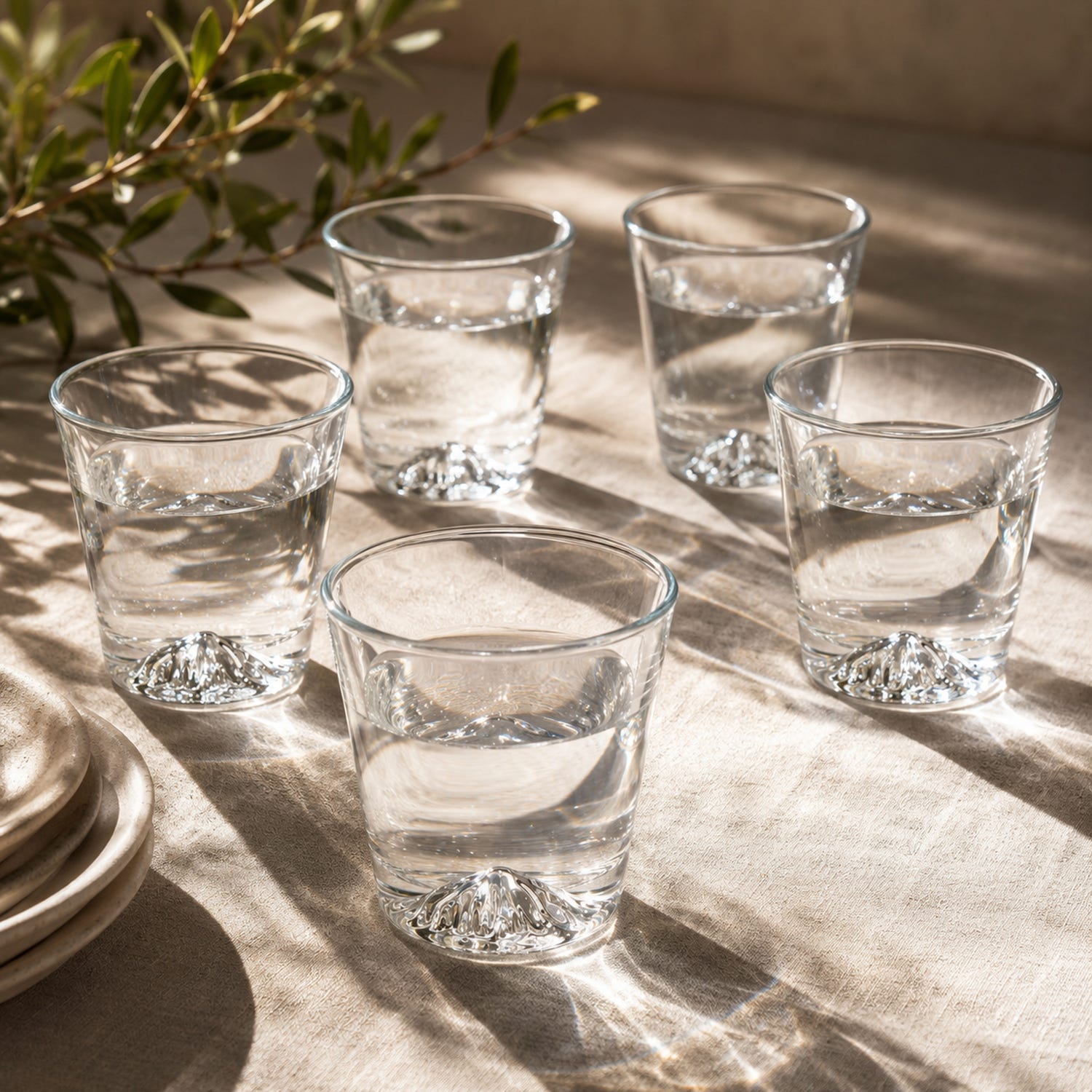 Set 6 bicchieri acqua 300 ml vetro