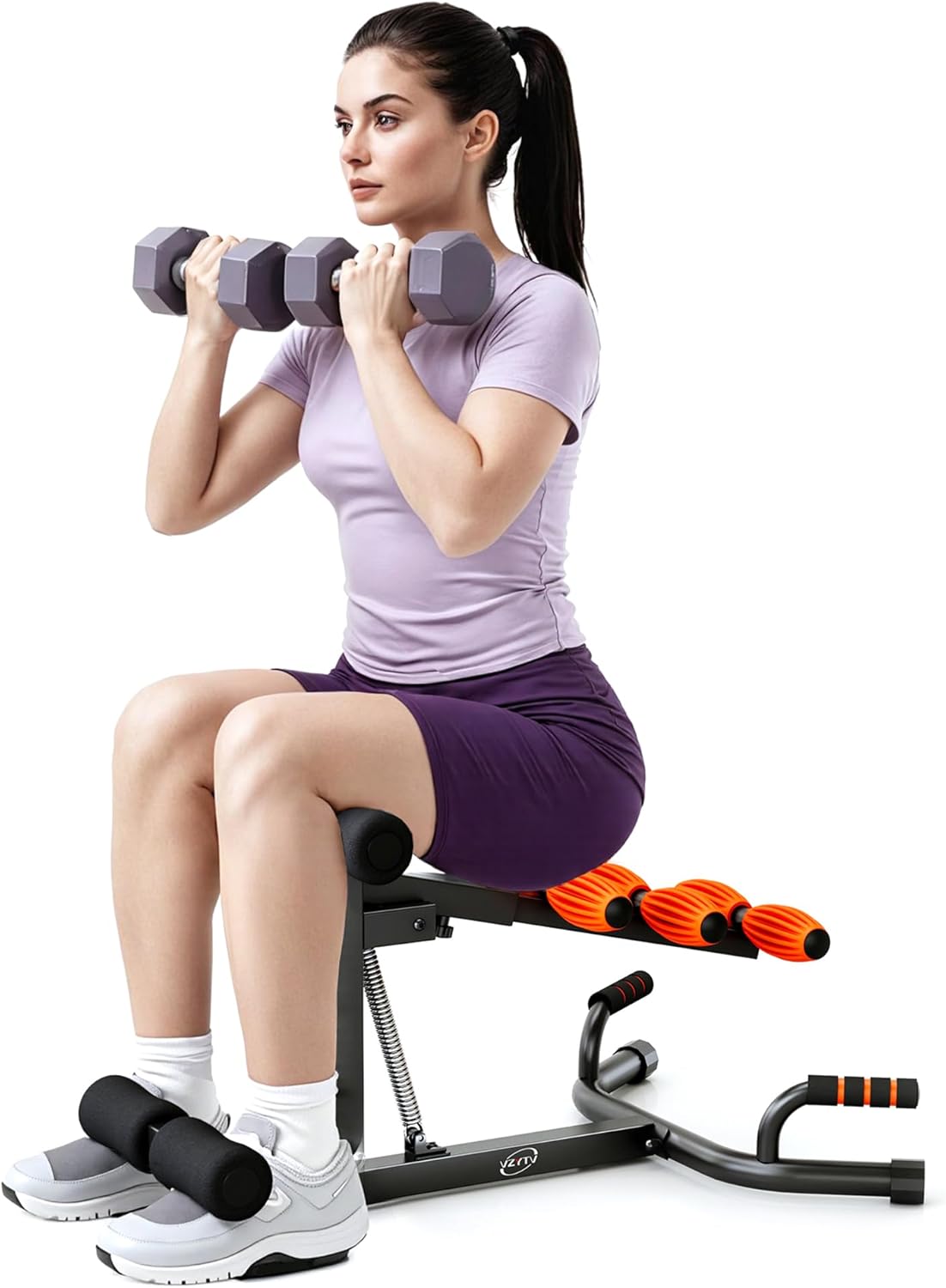 Deep Squat Machine, Adjustable Glutes Trainer Machine, Core & Abs for Low Impact Lower Body Workouts, Home Gym Push-Up Exercises, Easy to Assemble, 350Lbs Weight Capacity