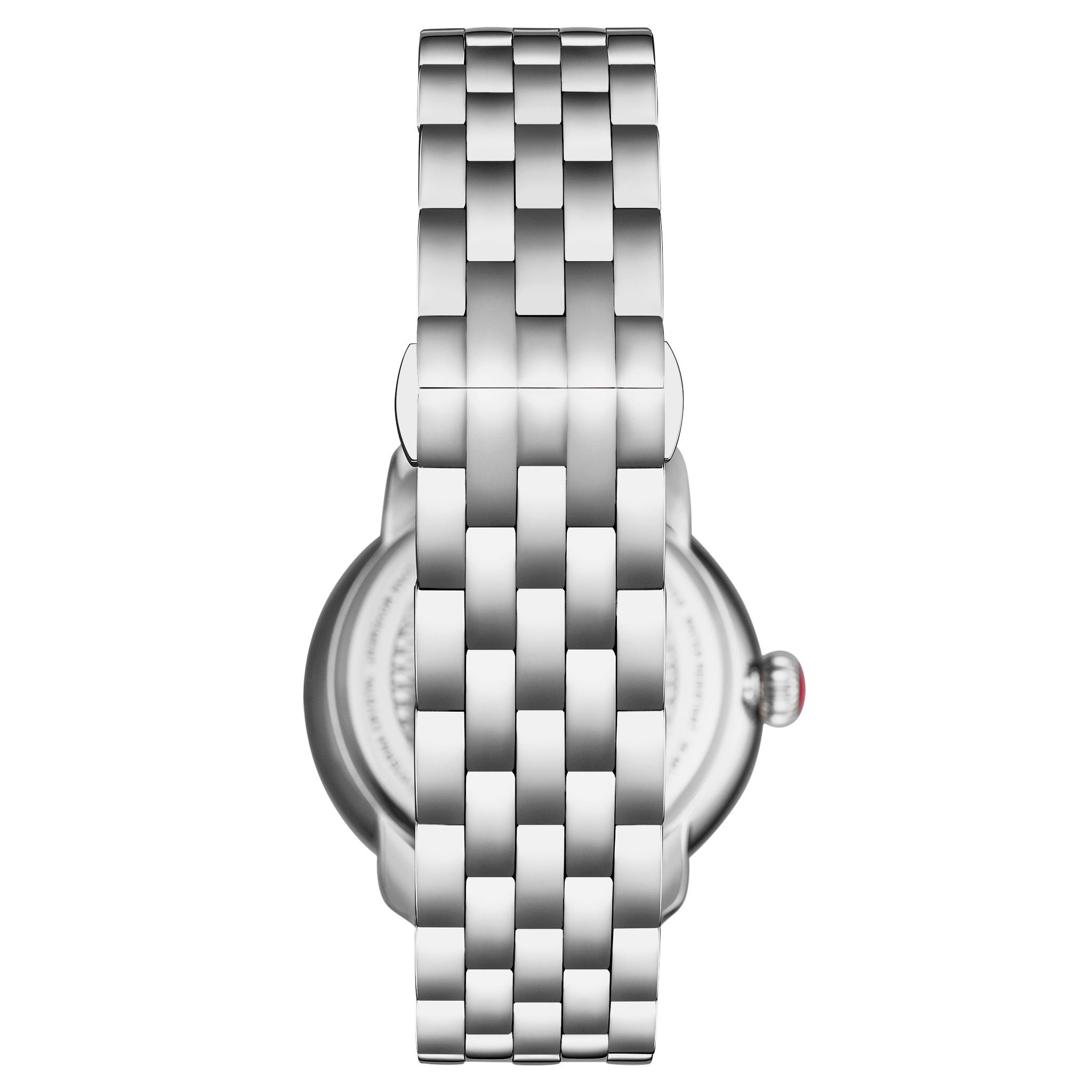 STÜHRLING Original Sonata 38mm Quartz Watch – MOP Dial, Crystal Bezel, Steel Bracelet