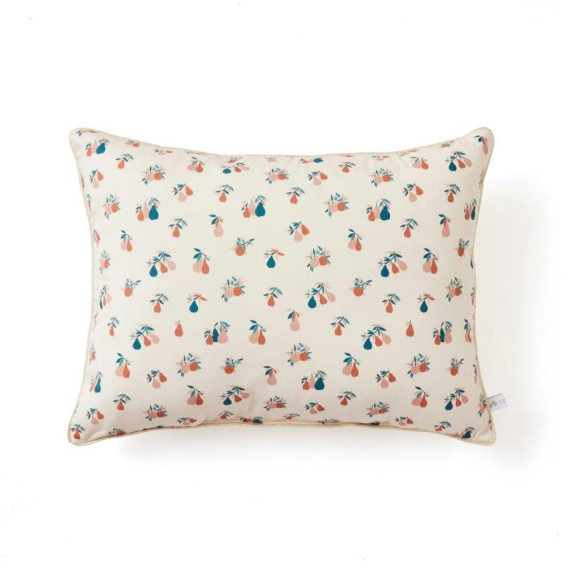 - Coussin coton bio poires d'automne (30x40cm)