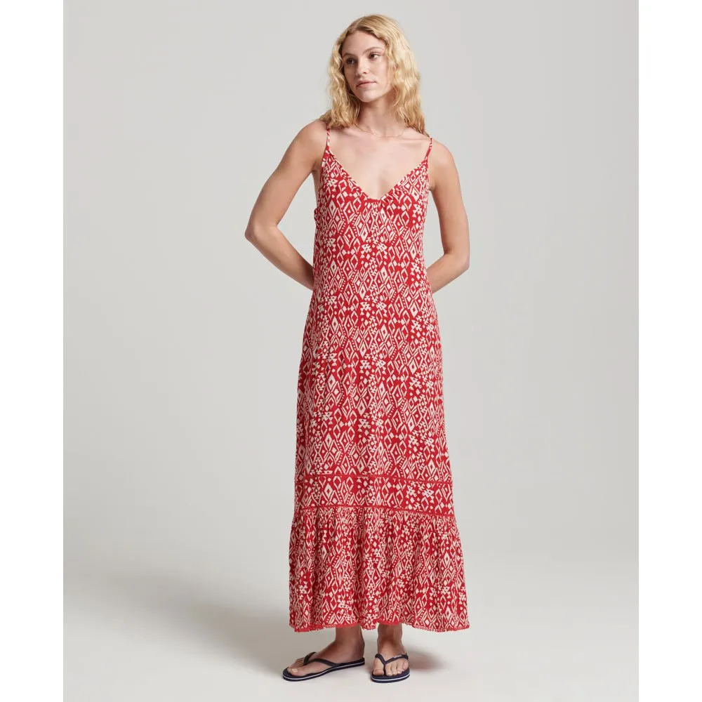 Superdry Vintage Long Beach Cami sleeveless dress