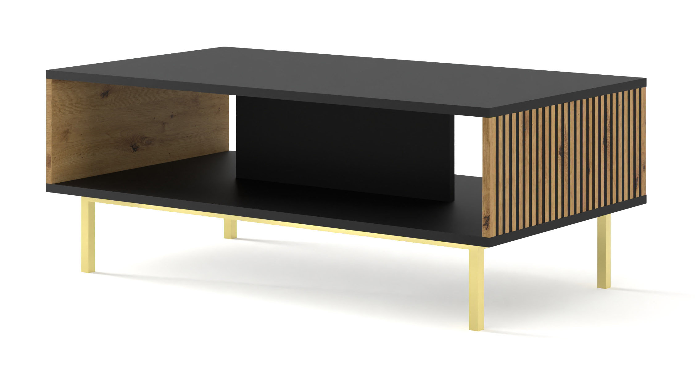 Stolik kawowy RAVENNA F 90 cm dąb artisan
