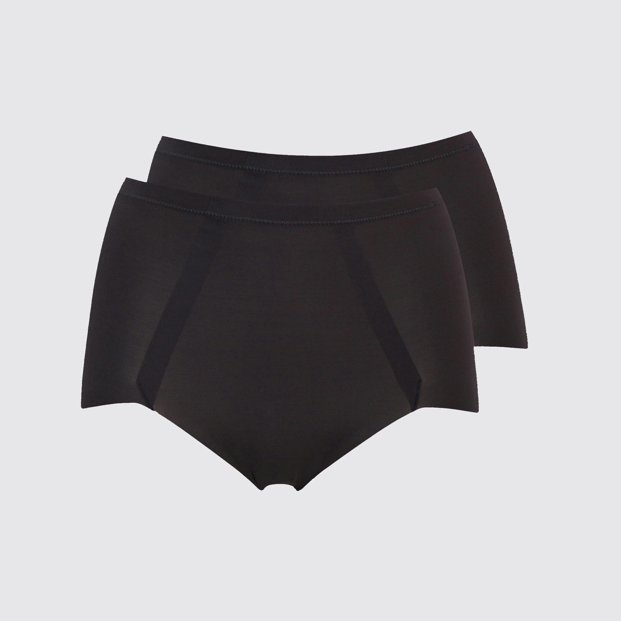 Lot de 2 culottes invisibles effet ventre plat