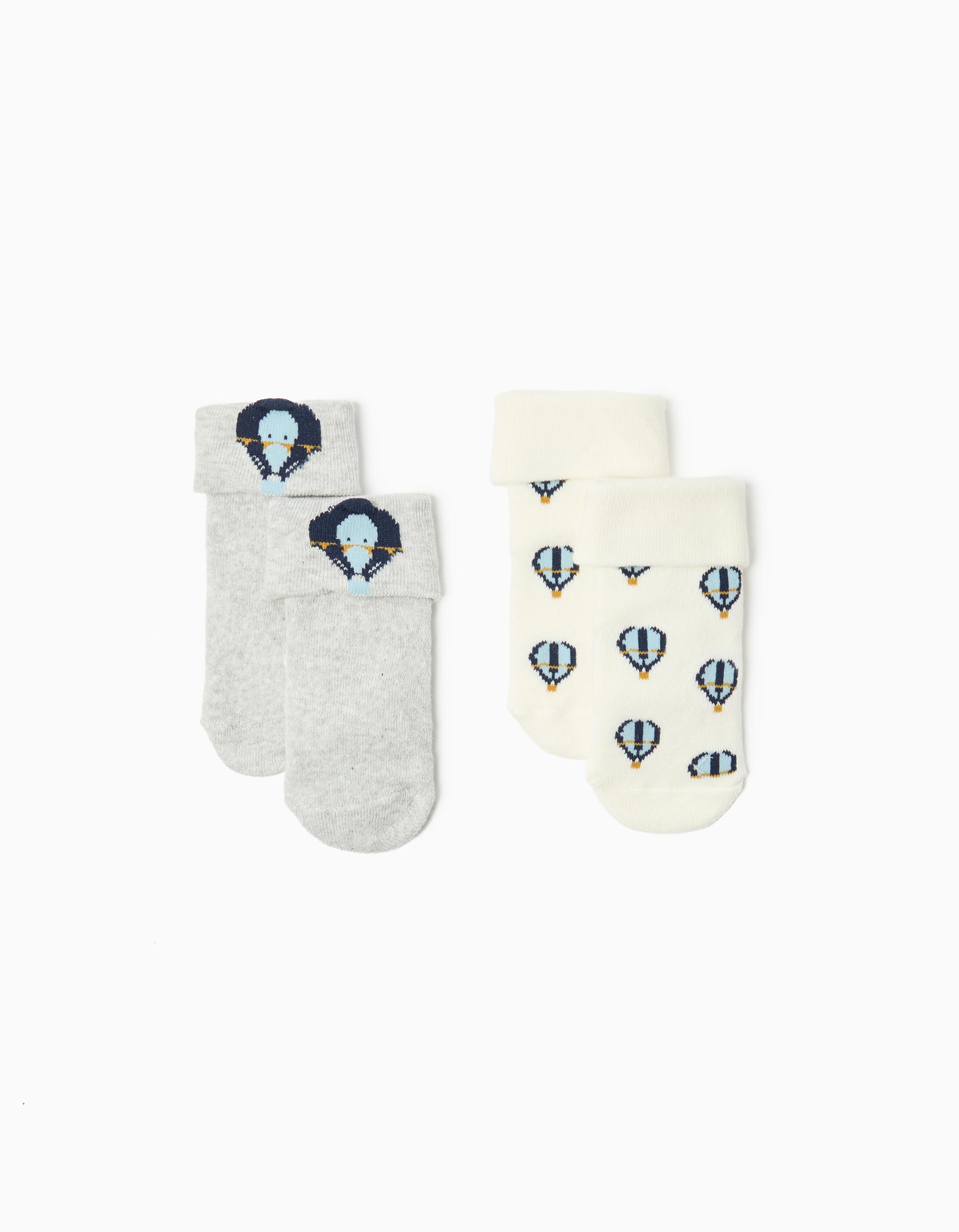 Pack 2 Pares de Meias Antiderrapante, Menino, Multicor