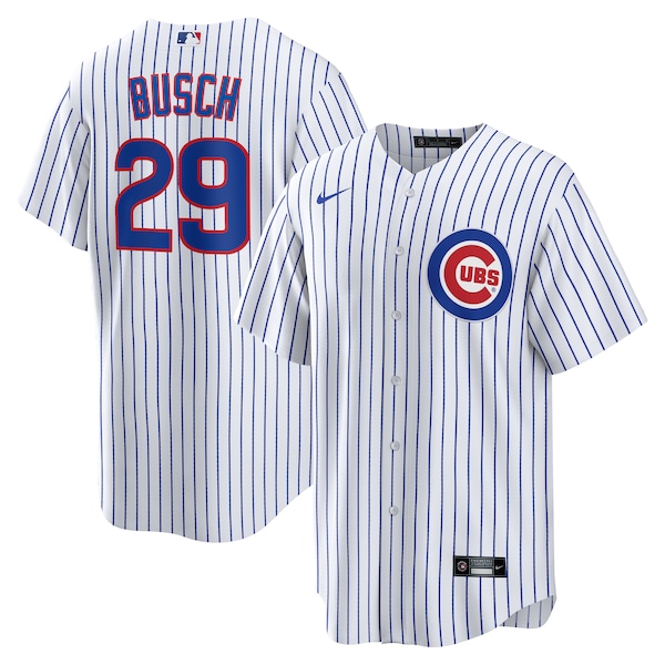 Michael Busch Chicago Cubs Nike Home Replica Jersey - White