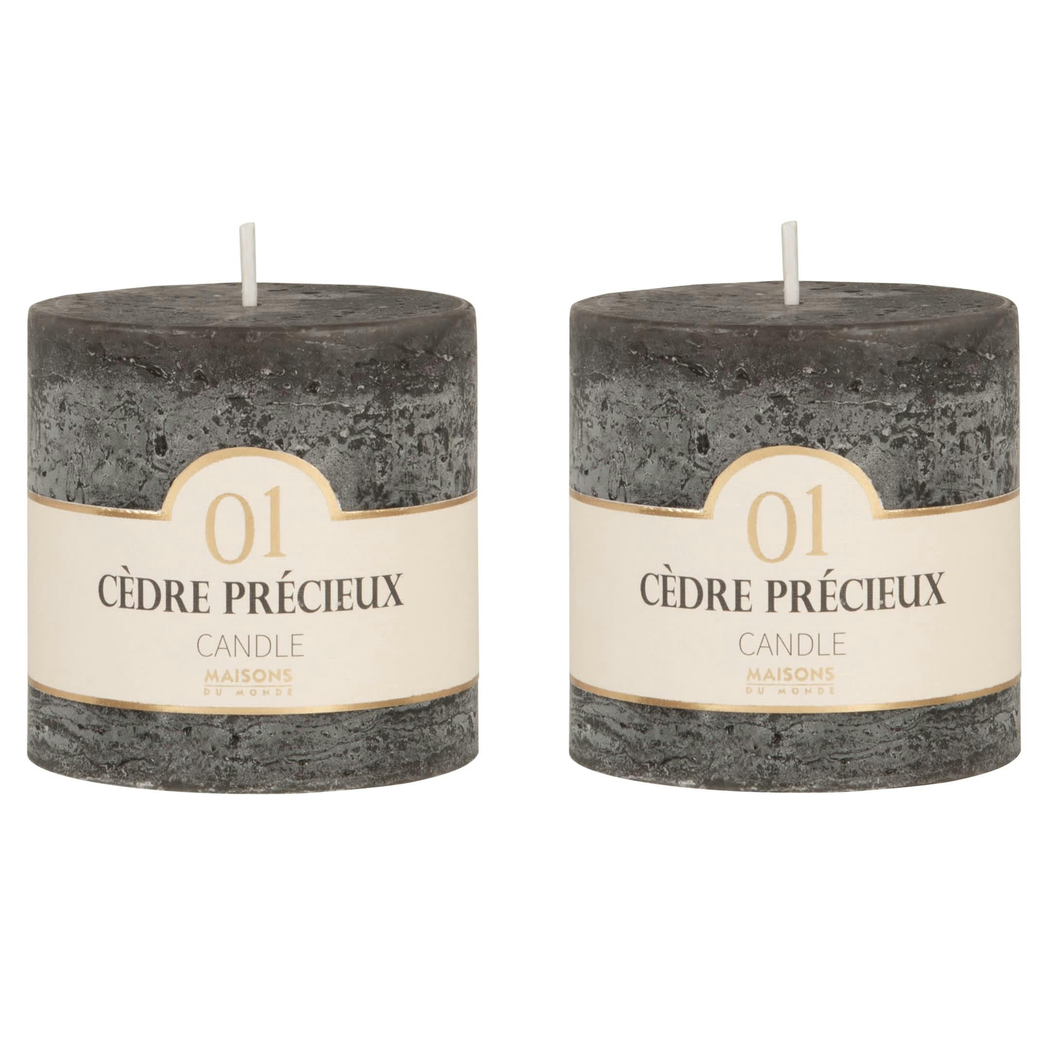 COLORAMA - Bougie parfumée gris foncé H7, 230g