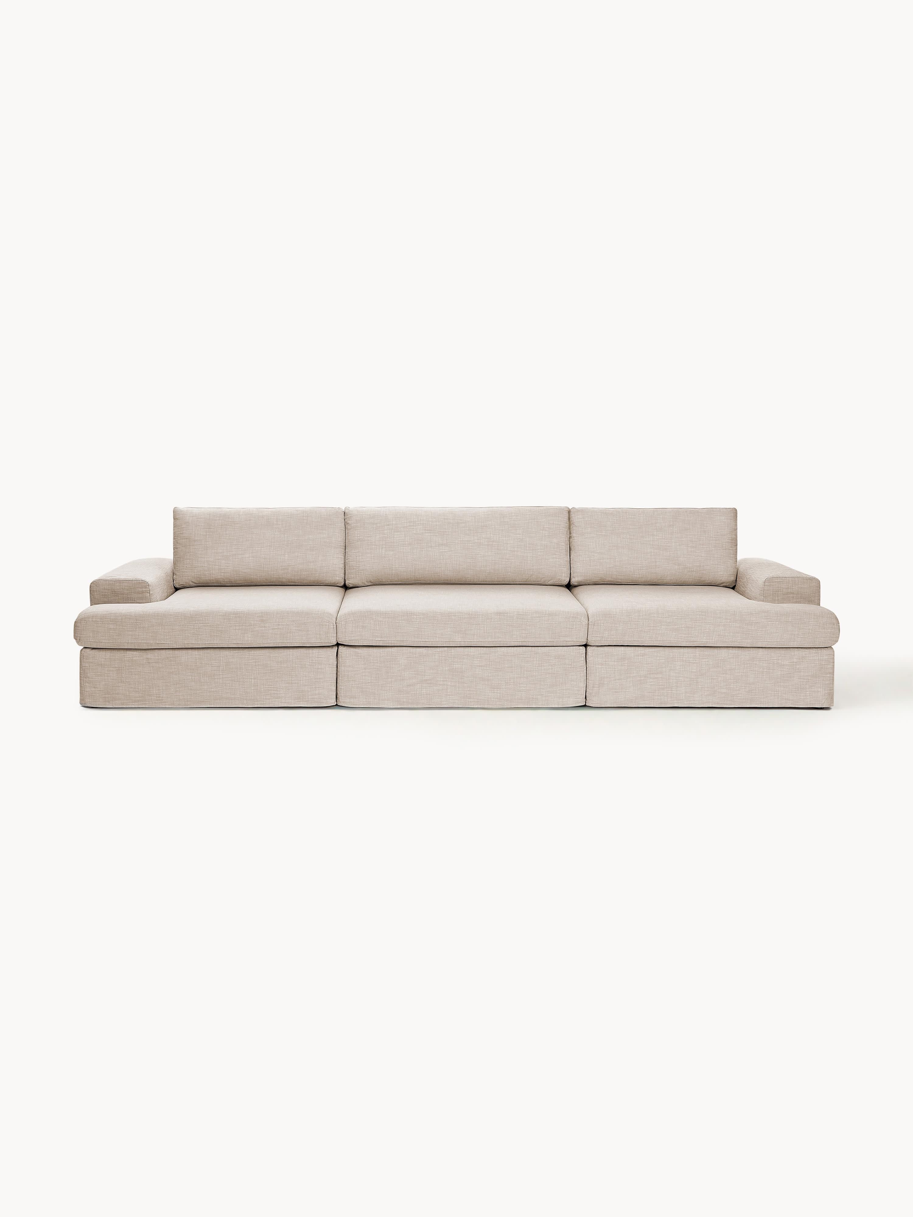 Modulares Sofa Russell (4-Sitzer) mit abnehmbaren Bezügen