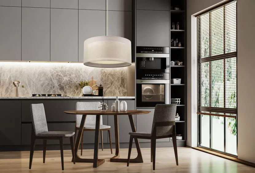 Lampa wisząca DUO LEN LIGHT 50 beżowa