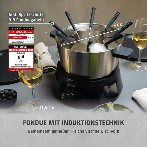 Induktions-FonDue schwarz