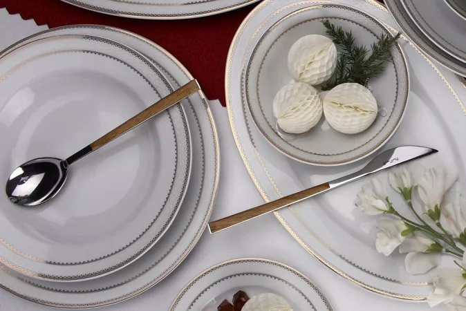 Komplet sztućców 24 cz. na 6 osób PINTI1929 - Sushi Queen Tek (2.5 mm) - pudełko 23.17C0.7091.K24