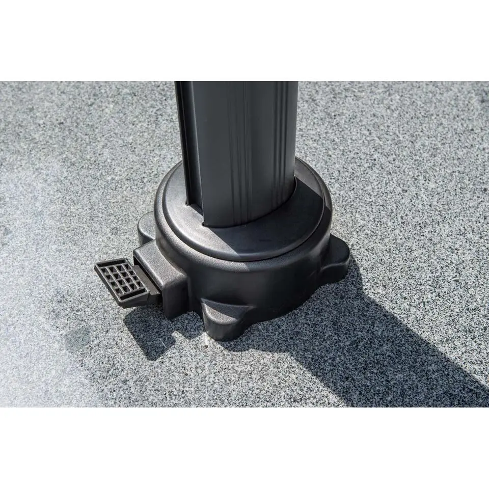 Garden Impressions Hawaii zweefparasol 300x300 c. black - ecru