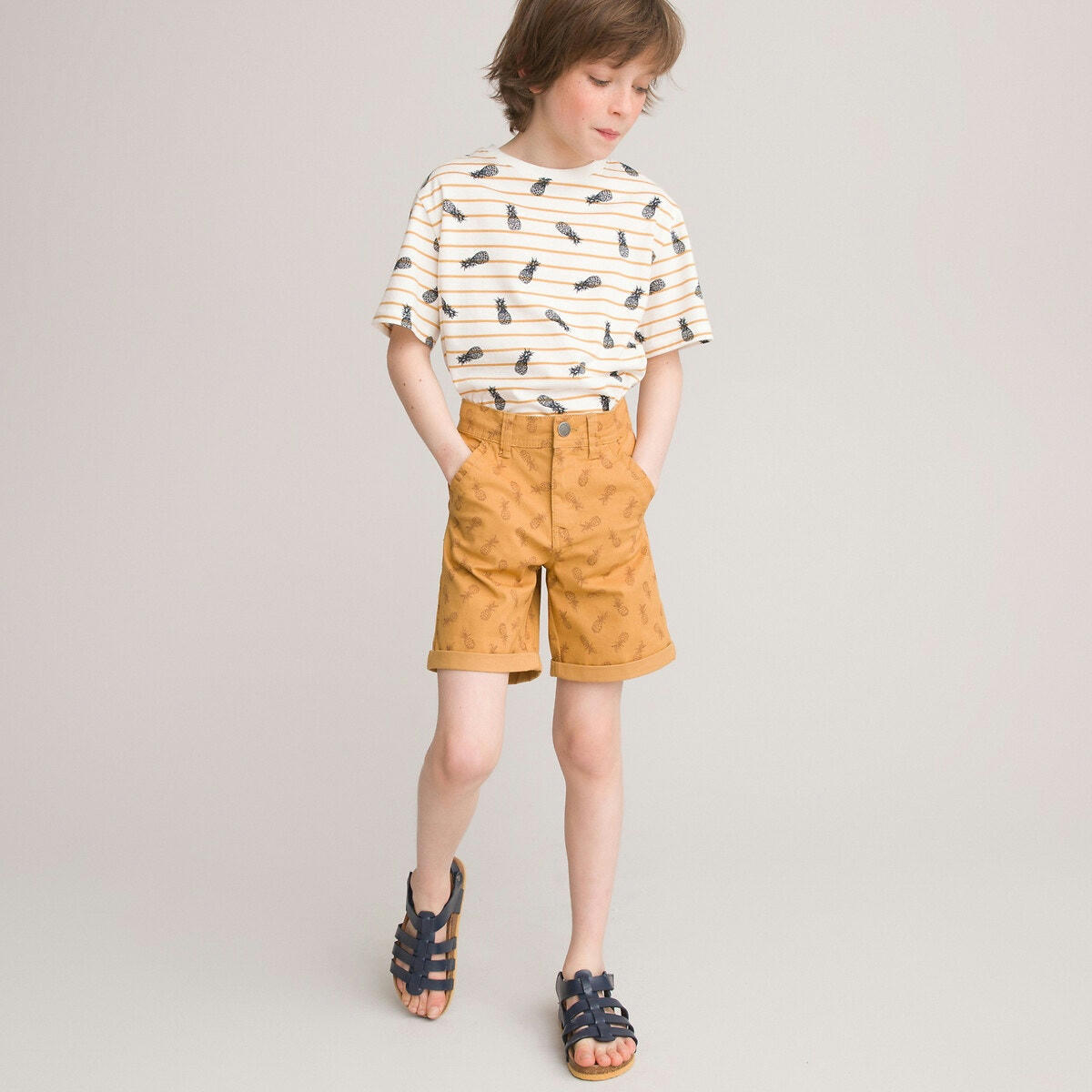Bermuda imprimé ananas 3-14 ans